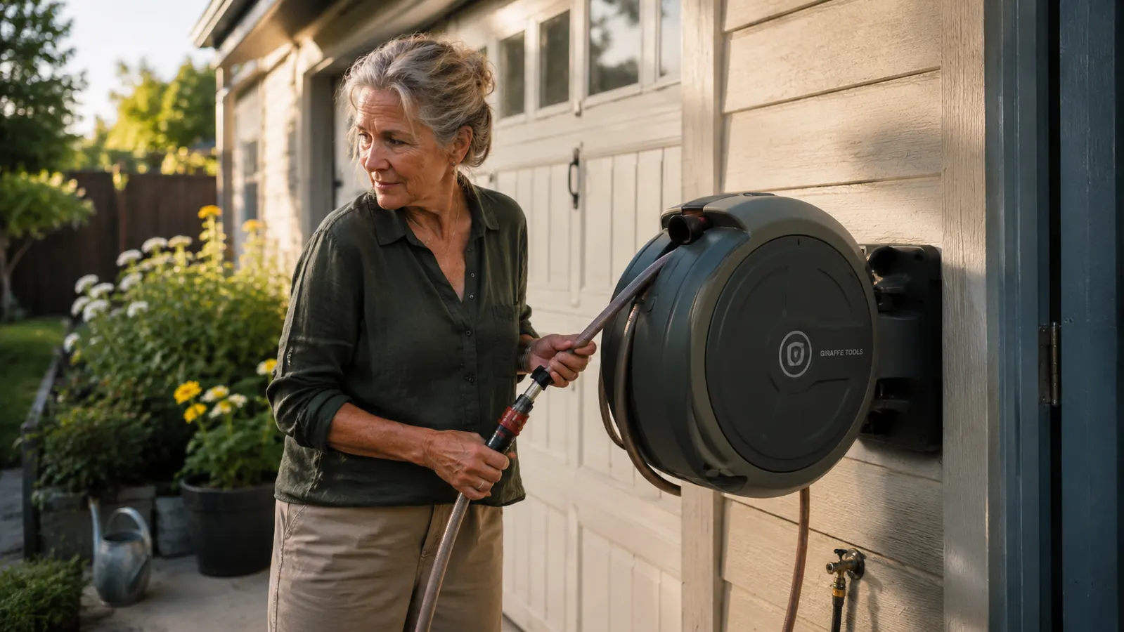 Giraffe Tools Retractable Hose Reel Review: A Summer of Daily Watering