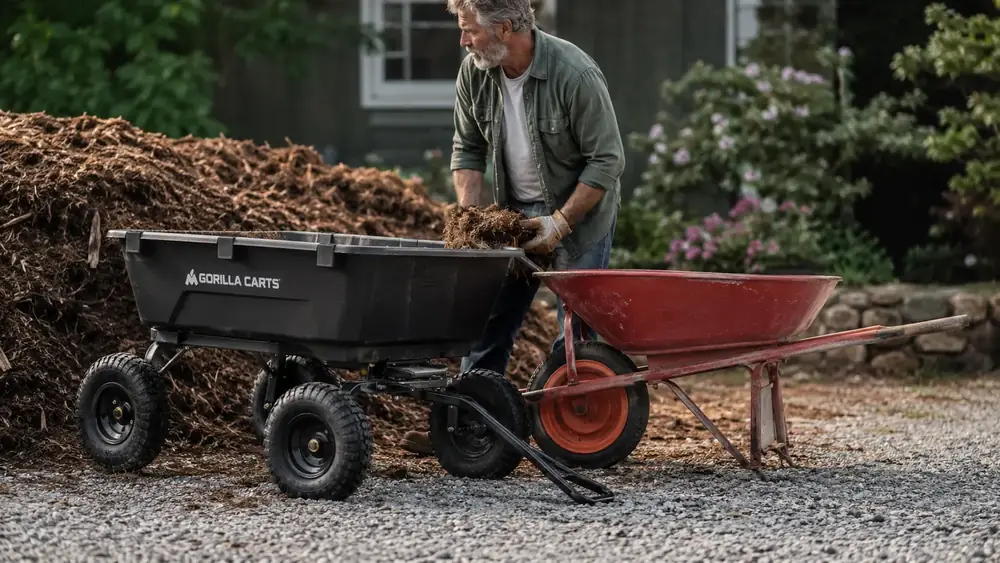 Dump Cart vs Wheelbarrow: Which Actually Saves Your Back