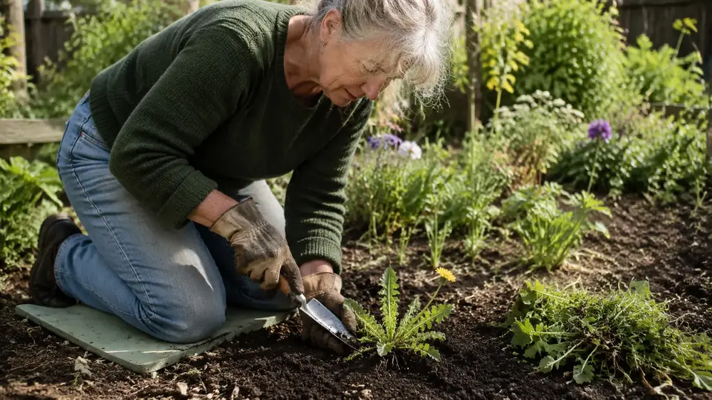 How to Remove Deep-Rooted Weeds With a Hori Hori Knife